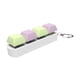 thumbnail image 1 of Llavero con teclado antiestrés, colgante con forma de para pasar el rato aburrido, juguete colgante con botón antiestrés para niños y Verde violeta, 1 of 6