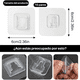 thumbnail image 5 of 10 Pares Ganchos Dobles Adhesivo De Pared Para Baño Oficina, 5 of 8