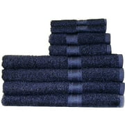 Mainstays Ms Affordable 8 Pc Towel Set Navy