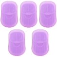 thumbnail image 1 of 5 Pack Portable Disposable Paper, 250pcs Disposal Paper Soap Sheets Mini Scented Slice Sheets with Storage Box Foaming Paper Soap Flakes for Outdoor Camping Hiking Travel, 1 of 7