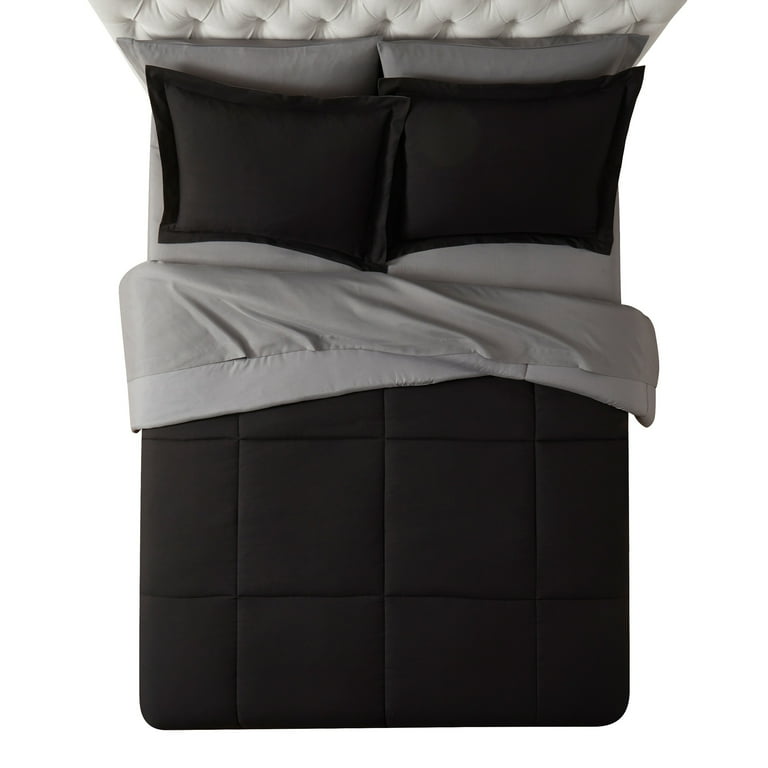 Free Shipping! Mainstays Reversible Bed in a Bag Comforter Set