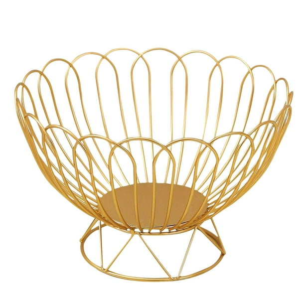 Cesta de almacenamiento de frutas, centro de mesa, cuenco para servir, frutero, cesta de almacenamiento de aperitivos para cocina, encimera, mesa de Macarena canasta de frutas