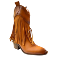 thumbnail image 1 of BOTAS ARRIBA DEL TOBILLO DE MUJER MALABIS BOT-1018 CAFÉS COWBOY DECORADA CON FLECOS, 1 of 5