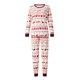 thumbnail image 1 of Ropa de dormir navideña para padres e hijos, Tops con estampado de alces y árbol de Navidad de manga larga, pantalones, mameluco, 1 of 4