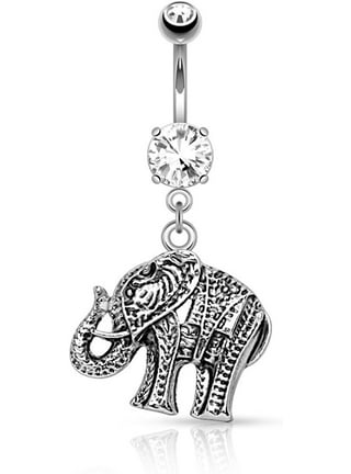 Elephant Belly Button Ring