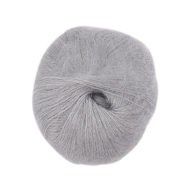 Bearachild Hilo de tejer de ganchillo de 26g, hilo de tejer para manualidades DIY para el hogar, hilo de ganchillo, hilo de tejer a mano Tela de costura y artesanía Gris oscuro