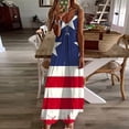 thumbnail image 2 of Robes d'Été Décontractées pour Femmes Sans Manches à Bretelles Imprimé Robe Ample 50 % Coton 45 % Artificiel 5 % Spandex, 2 of 6