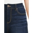 thumbnail image 5 of Time and Tru Women's High Rise Skinny Jeans, Available in 27", 29" Inseams, Sizes 2-20, 5 of 5