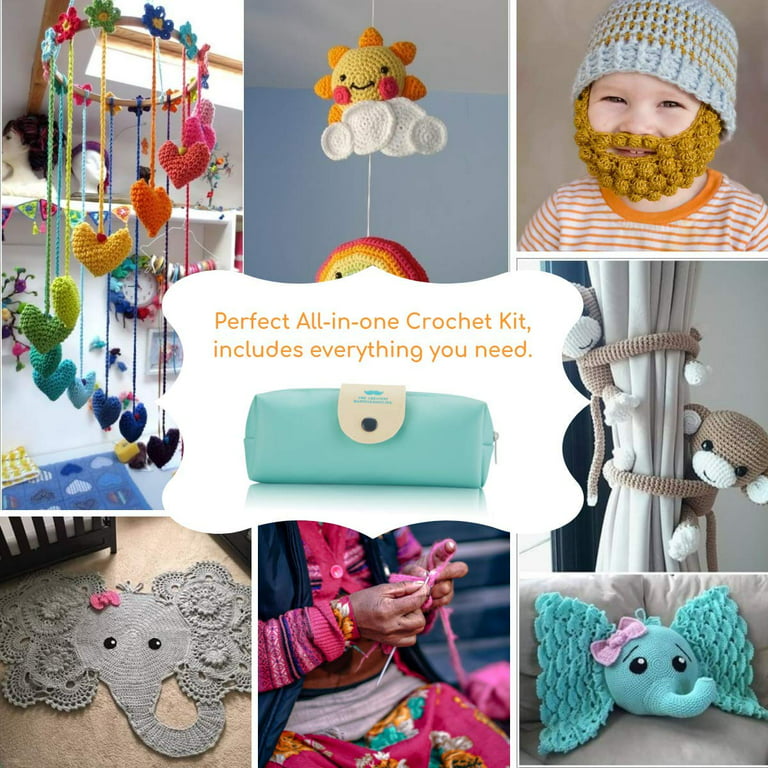 Namotu 37 PCS Crochet Hooks Set, 2mm(B)-8mm(L) Ergonomic Soft Handle  Crochets, Stitch Markers Kit with Portable Case - Perfect Gift for Mom,  Grandma, Sister, Teacher, Colleague 