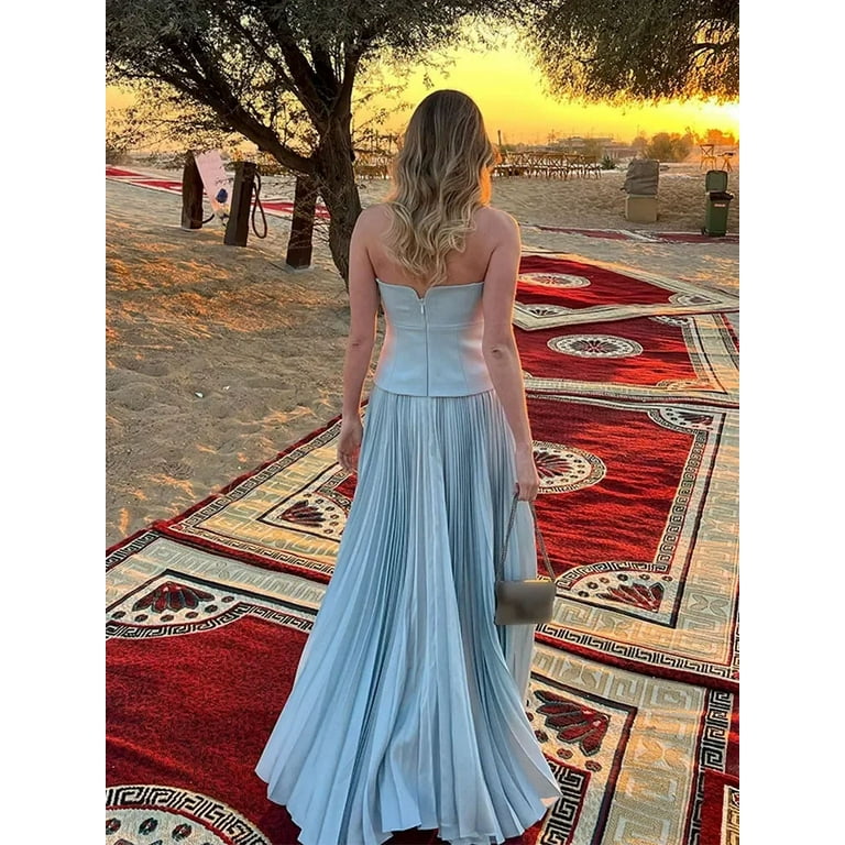 Elegant Patchwork Backless Off Shoulder Long Dresses