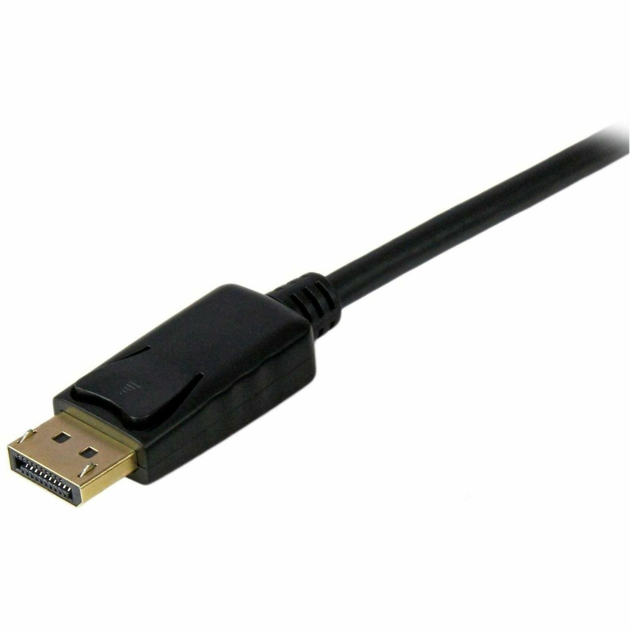 StarTech 10ft DisplayPort to VGA Adapter Converter Cable - Black