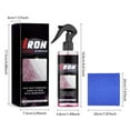thumbnail image 3 of Rust Remover Spray, 100ml Wheel & Metal Cleaner, Iron Deposit Dissolver, Includes Microfiber Towel, Anti-Corrosion Protection, for Car & Motorcycle Parts, 3 of 9