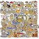 thumbnail image 1 of 50 Cute Cartoon Garfield Stickers, 1 of 5