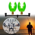 thumbnail image 4 of Caña de pescar portátil Sharpla Pesca Goal Post Titular Pod 31cm Silicona Verde Barra de zumbido de descanso de caña de pescar, 4 of 8