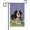 Bernese Mountain1, variant on Easter Bunny with Dog Black Pug House Flag Colorful Eggs Spring Flowers Holiday Outdoor Home Yard Decoration Banner 28 x 40 Inch