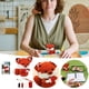 thumbnail image 1 of Ganfancp Kit de Ganchillo para Principiantes Kit de Ganchillo para Principiantes con Tutoriales En Vídeo Paso a Paso Accesorios Completos de Ganchillo Ofertas Flash Liquidación 4*Hilos+1*Nariz+2*Herr, 1 of 7