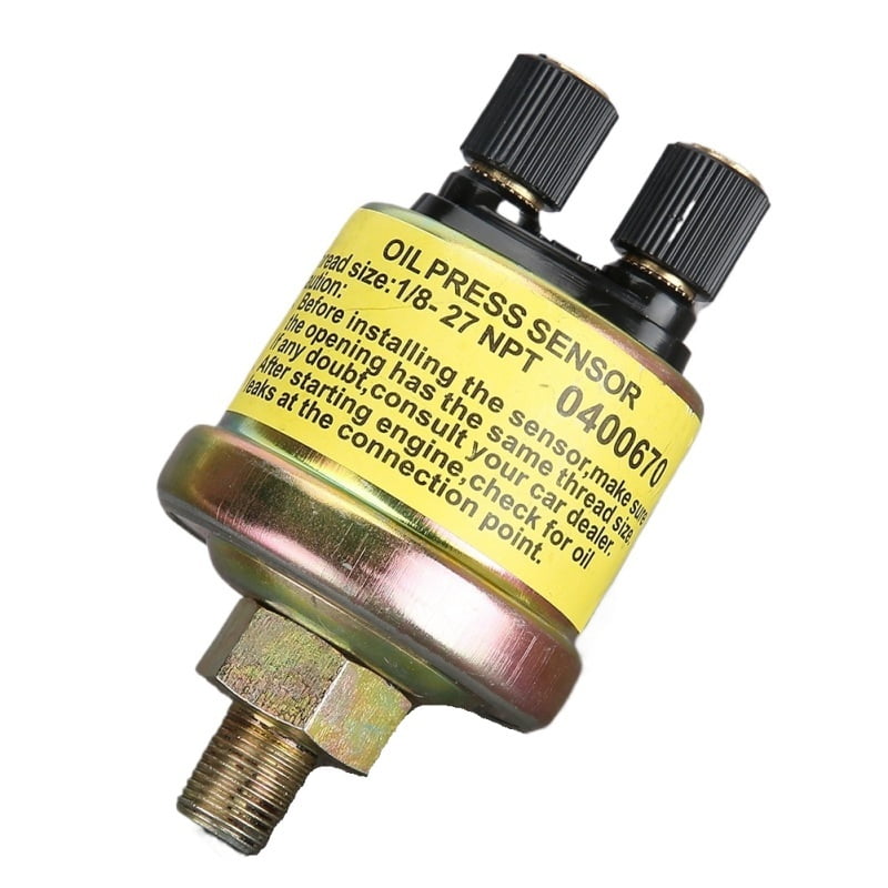 Universal Car 1/8 NPT Replacement Engine Dual end design Oil Pressure Sensor for Aftermarket Gauge Auto Accessories