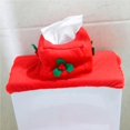 thumbnail image 4 of Kearding Patrón navideño a prueba de moho, impermeable, cubierta de asiento de inodoro para baño, almohadilla para pies y juego de cubierta de tanque Kits de decoración para fiestas No.1 Kearding HA047121-01, 4 of 6