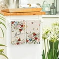 thumbnail image 4 of Bloom Flowers Leaves Spring Kitchen Towels Dish Towels, 18x26 Inch Farmhouse Summer Floral Decoration Hand Towels Set of 4, 4 of 6
