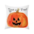 thumbnail image 1 of Xihbxyly Funda de Almohada de Halloween, Diseño de Acuarela, Terciopelo Color Melocotón, Cierre de Cremallera Oculto, Decoración para Sofá, Tamaño 45 X 45 Cm, Decoración Festiva para El Hogar., 1 of 2