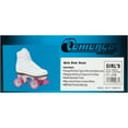 Chicago Skates Girls' Classic Quad Roller Skates White Junior Rink