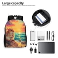 thumbnail image 6 of Fuzoiu Island Beach Guinea Pig Print Laptop Backpack,Work Business Backpacks, Large Capacity Nurse Bag College Bookbag for School, Waterproof Casual Daypack for Travel, 6 of 8