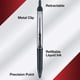 thumbnail image 2 of Pen Pilot Precise V5 RT recargable y retráctil negro x12, 2 of 4