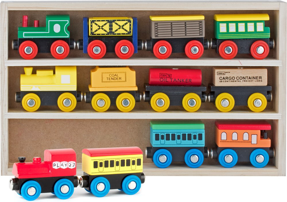 Choo Choo Track & Toy Co Milk Tank Car magnetic wooden train