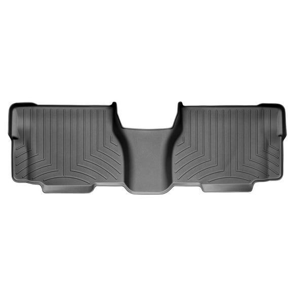 WeatherTech Custom Fit FloorLiners compatible with 2008-2011 Toyota Sequoia - 2nd Row, Black