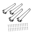 thumbnail image 3 of 4 patas de mesa plegables resistentes para exteriores, para cocina y hogar. Altura 42cm, 3 of 9