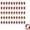 Multicolor, variant on OADUKQ Christmas Figurines, PVC Miniature Nativity Decorations, Christmas Stockings Advent Calendars, Multicolor, 1.18 X 1.38 in