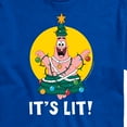 thumbnail image 3 of SpongeBob SquarePants - Patrick Christmas Tree It's Lit - Men's Short Sleeve Graphic T-Shirt, 3 of 6