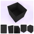 thumbnail image 2 of REGALWOVEN Cube de Rangement en Tissu Pliable, Bac de Rangement pour Étagères Placard, Panier de Rangement Noir 15*13*13 Po, 2 of 6