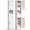 White, variant on IKIMI 71" Tall Bathroom Cabinet, Metal Narrow Storage Cabinet with 2 Doors and 1 Drawer for Bathroom, Kitchen, Living Room, White