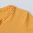 thumbnail image 4 of KPOPLK Newborn Unisex Jumpsuit Romper Soft Bodysuit One-Piece Short Sleeve Letter Print Clothes for 3M 6M 9M 12M 18M 24M Size 3-6 Months,Yellow, 4 of 9