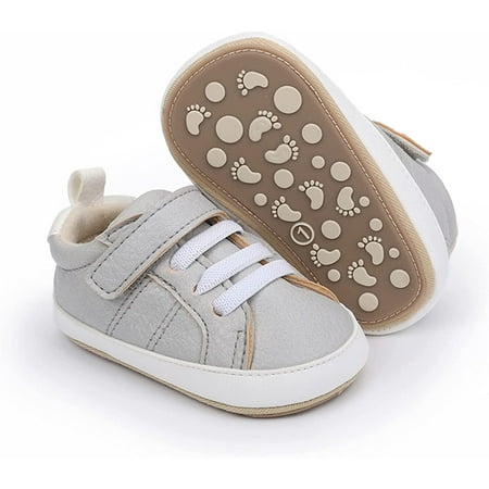 

Baby Boys Girls Sneakers Anti-Slip Oxford Loafer Flats Infant Toddler PU Leather Soft Sole Baby Shoes