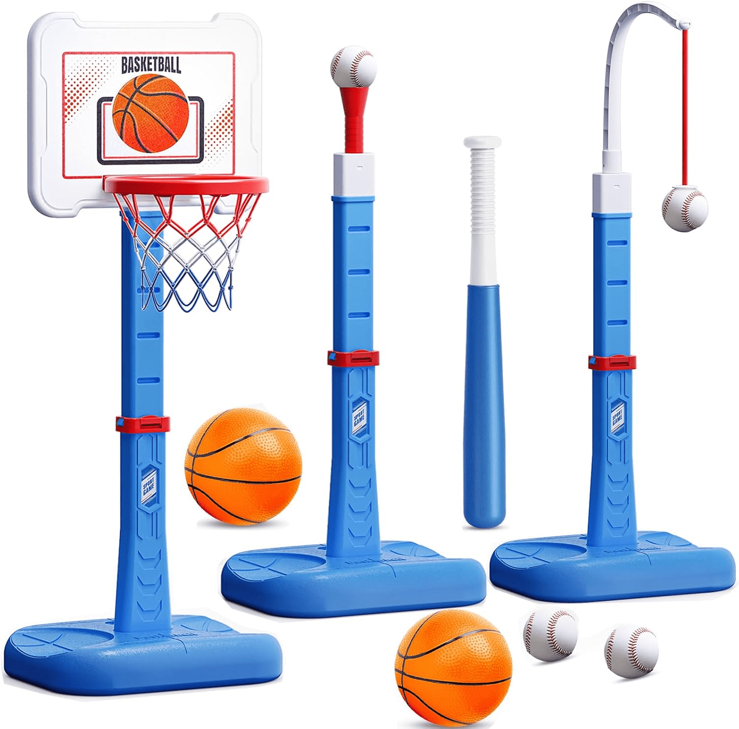 The BARBA ROCKETS PATROL 全3種セット Free Shipping! Delta Children PAW Patrol 4-in-1 Sports Center Goal