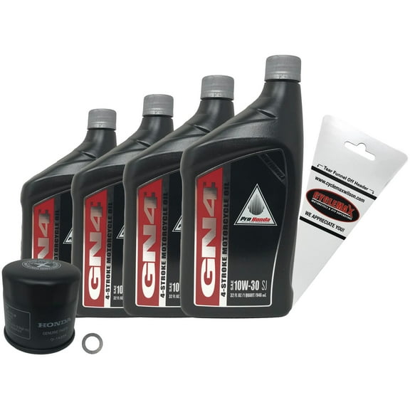 Cyclemax Oil Change Kit for 2003-2021 CBR 600 RR with 10W-30 Oil
