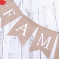 thumbnail image 3 of IDEANATEGRATE Linen Bunting Banner 1Set Multi Color For Family Reunions, 3 of 8