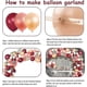 thumbnail image 4 of 124 Pcs Burgundy Pink Balloons Garland Arch Kit 12'10'5' Rose Gold Champagne Gold Balloons Confetti Latex Metallic Balloons For Birthday Baby Showe, 4 of 5