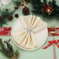 thumbnail image 6 of Worallymy 12pcs/pack Leaf Shaped Napkin Rings Buckle Holders Party Napkin Rings for Christmas Thanksgiving Parties, Wedding Adornment, Table Decoration Accessories, 6 of 6
