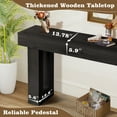 thumbnail image 2 of Haverchair 63" Long Entryway Console Table, Wooden Farmhouse Sofa Behind Couch Table with Thickened Base, Large Industrial Hallway Accent Furniture for Living Room, Entrance, Foyer, Hallway, 2 of 8