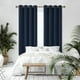 thumbnail image 3 of Cortinas Opacas Con Aislamiento Térmico, Diseño Moderno Con Ojales, Cortinas Para Dormitorio Y Sala De Estar, 132x183 Cm (Ancho X Alto), Juego De 2 Piezas Azul Oscuro, 3 of 5
