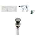 thumbnail image 1 of American Imaginations 48-in. W 3H8-in. Ceramic Top Set In White Color - Overflow Drain Incl. AI-31684, 1 of 9