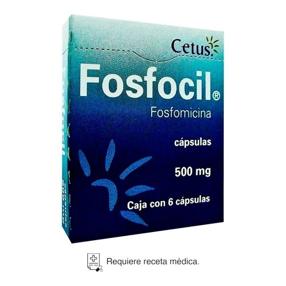 Fosfocil Fosfomicina 500 mg 6 cápsulas
