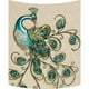 thumbnail image 1 of Tapiz de arte de pared ABPHQTO plumas de pavo real decoración del hogar 100x150 cm, 1 of 1