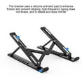 thumbnail image 2 of CNKOO Laptop Stand 25kg Cooling Foldable Notebook Bracket Adjustable Portable Computer Holder Support Adjustable Computer Holder Black, 2 of 9