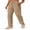 Khaki, variant on Pinspark Waterproof Pants Women Quick Dry Lightweight Outdoor Sun Protection Pant with Pockets Summer Athletic Cargo Joggers