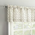 thumbnail image 2 of No. 918 Riverwood Ditsy Floral Stripe Semi-Sheer Rod Pocket Kitchen Curtains, 54"W X 14"L, 2 of 5
