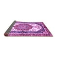 thumbnail image 2 of Ahgly Company Indoor Square Abstract Purple Modern Area Rugs, 5' Square, 2 of 4